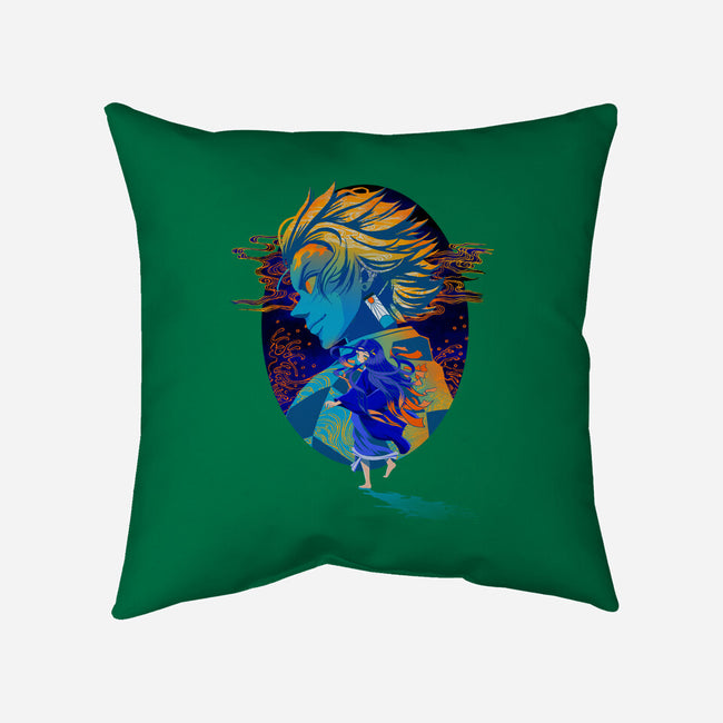 The Kamados-none removable cover w insert throw pillow-Ionfox