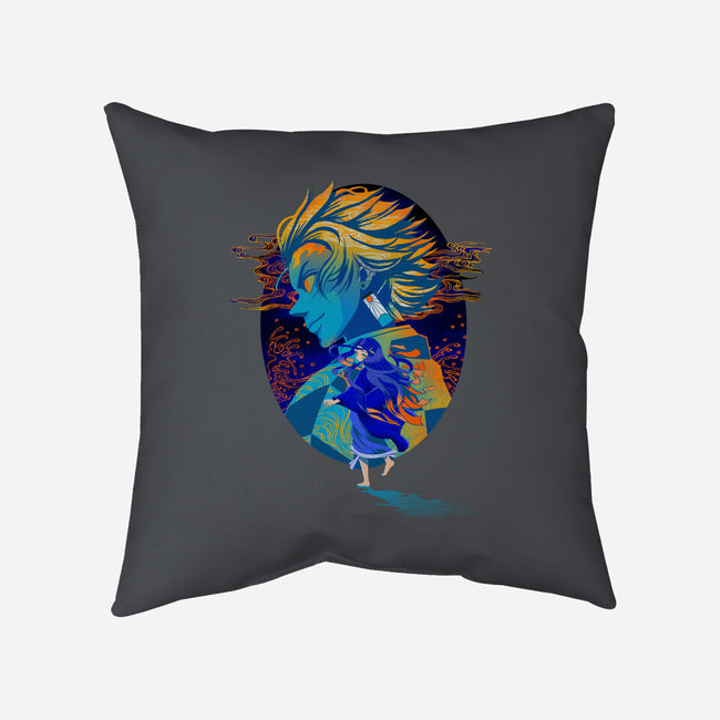 The Kamados-none removable cover throw pillow-Ionfox
