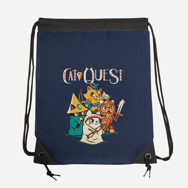 Cat Quest-none drawstring bag-tobefonseca