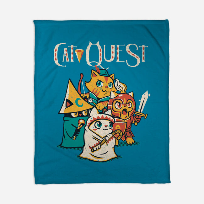 Cat Quest-none fleece blanket-tobefonseca