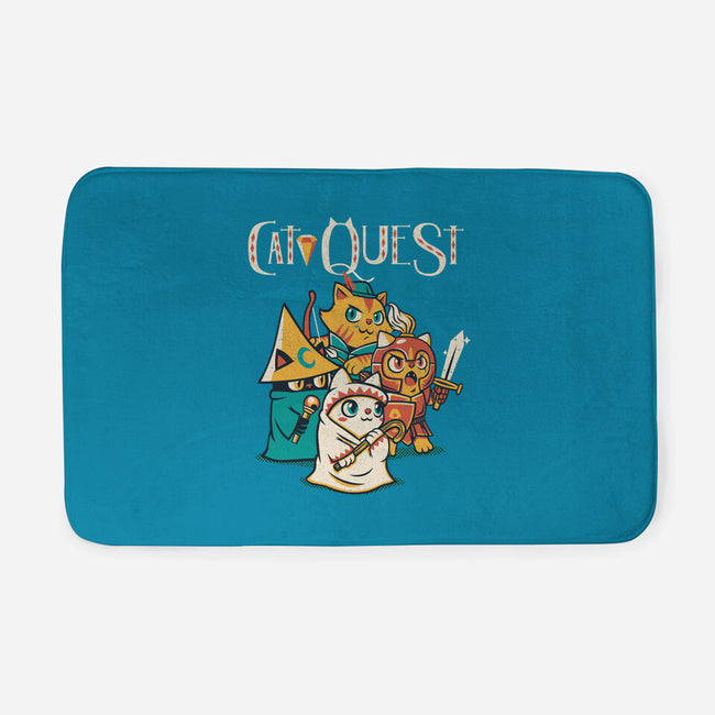 Cat Quest-none memory foam bath mat-tobefonseca