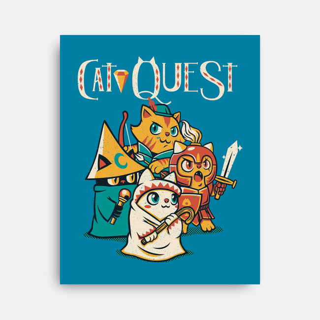 Cat Quest-none stretched canvas-tobefonseca