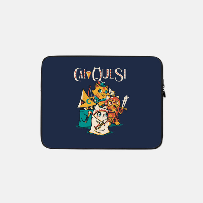 Cat Quest-none zippered laptop sleeve-tobefonseca