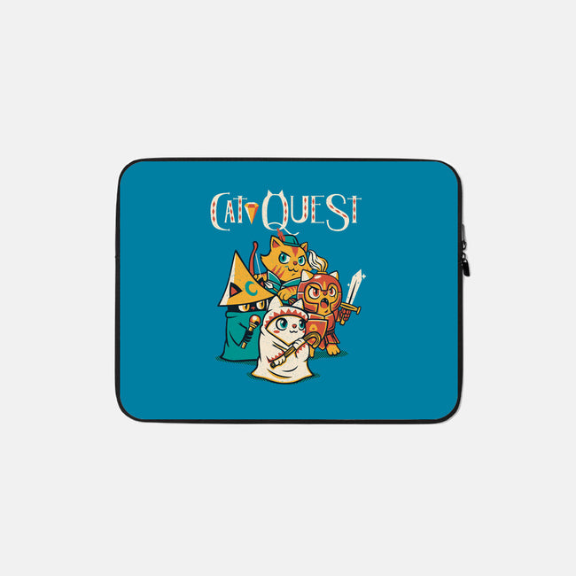 Cat Quest-none zippered laptop sleeve-tobefonseca