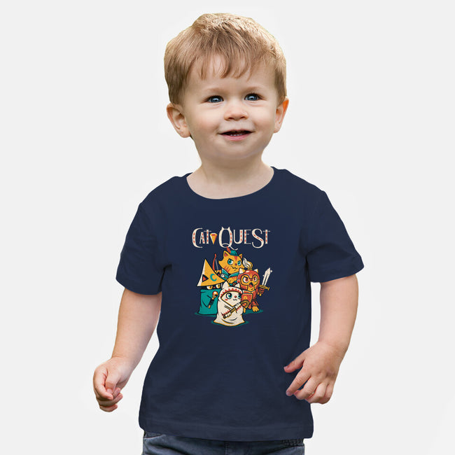 Cat Quest-baby basic tee-tobefonseca