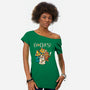 Cat Quest-womens off shoulder tee-tobefonseca