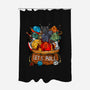 Alright, Let's Roll-none polyester shower curtain-Vallina84