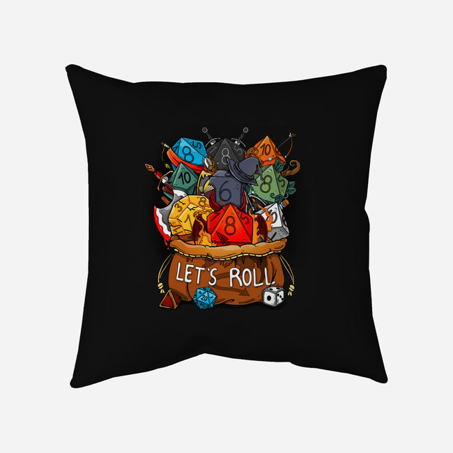 Alright, Let's Roll-none removable cover w insert throw pillow-Vallina84