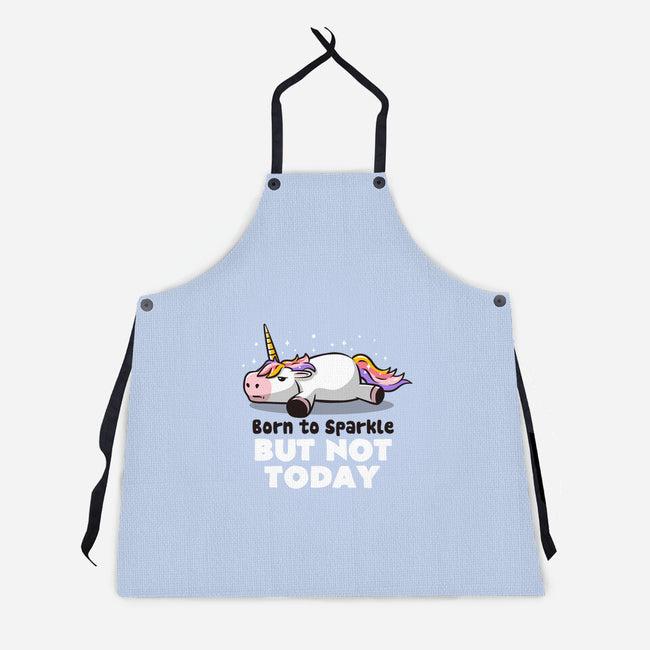 Born To Sparkle-unisex kitchen apron-eduely