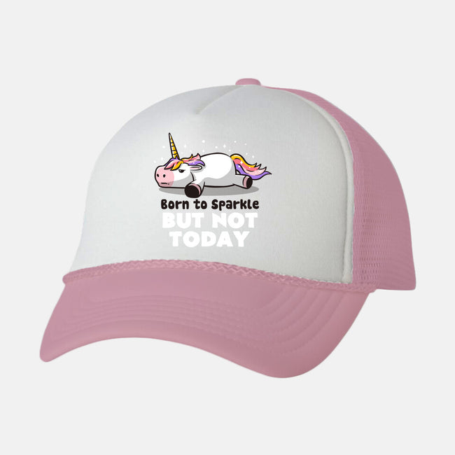 Born To Sparkle-unisex trucker hat-eduely