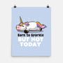 Born To Sparkle-none matte poster-eduely