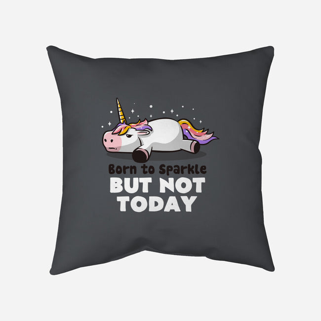 Born To Sparkle-none removable cover w insert throw pillow-eduely