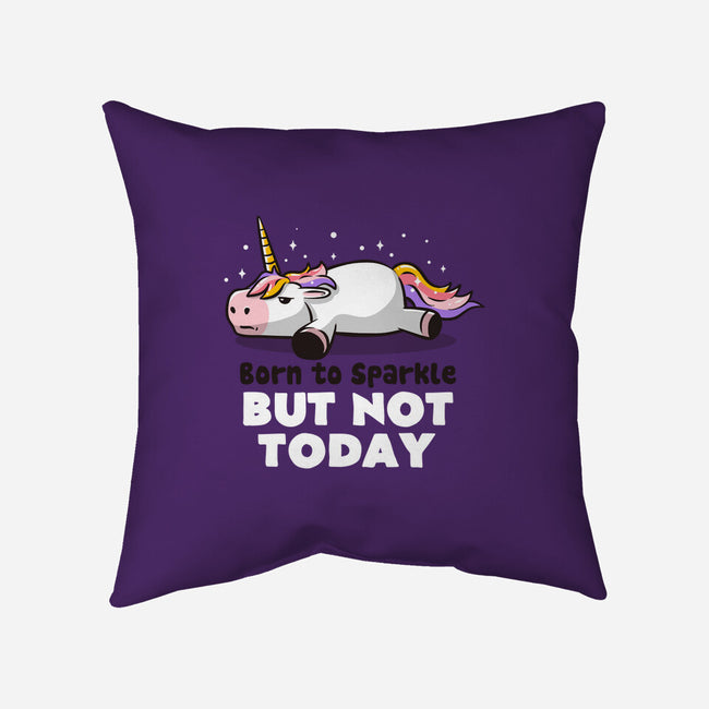 Born To Sparkle-none removable cover w insert throw pillow-eduely