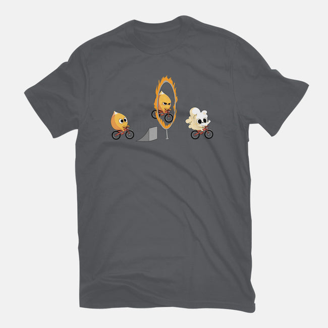 Fire Stunt-womens fitted tee-Naolito