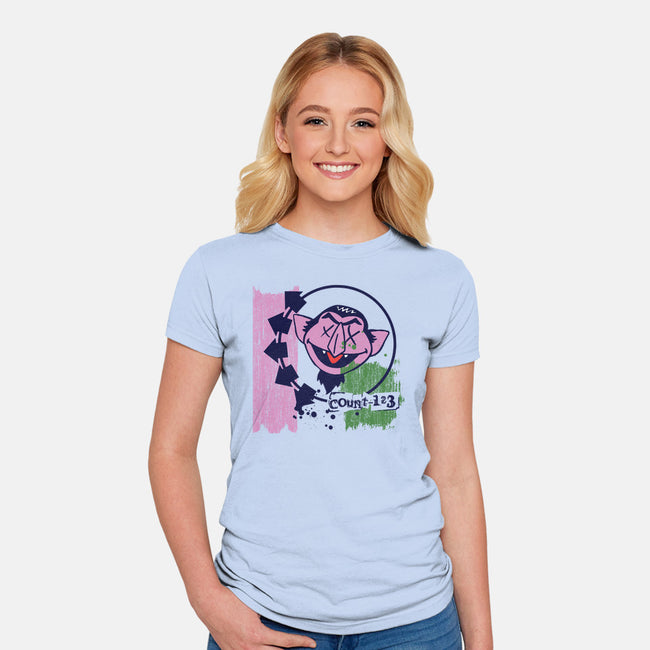 Count-123-womens fitted tee-dalethesk8er
