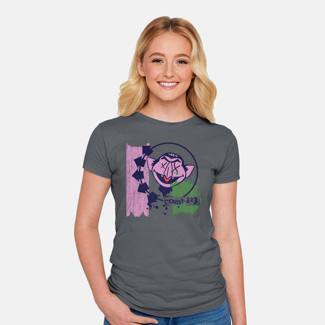 Count-123-womens fitted tee-dalethesk8er