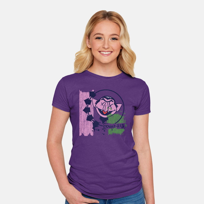 Count-123-womens fitted tee-dalethesk8er