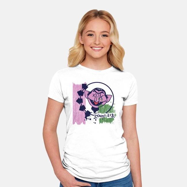 Count-123-womens fitted tee-dalethesk8er