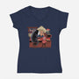 Spirited Runaway-womens v-neck tee-zascanauta