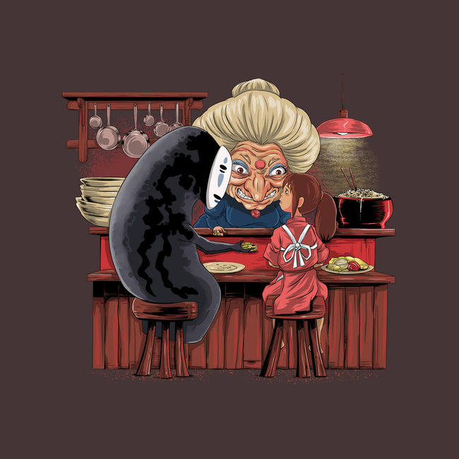 Spirited Runaway-none removable cover w insert throw pillow-zascanauta