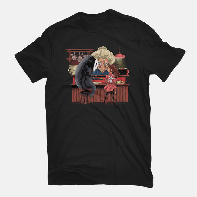 Spirited Runaway-womens fitted tee-zascanauta