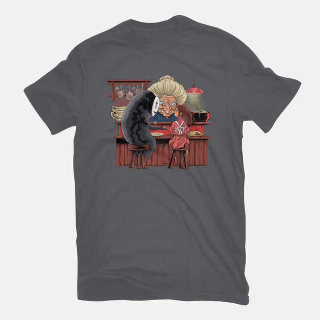Spirited Runaway-womens fitted tee-zascanauta