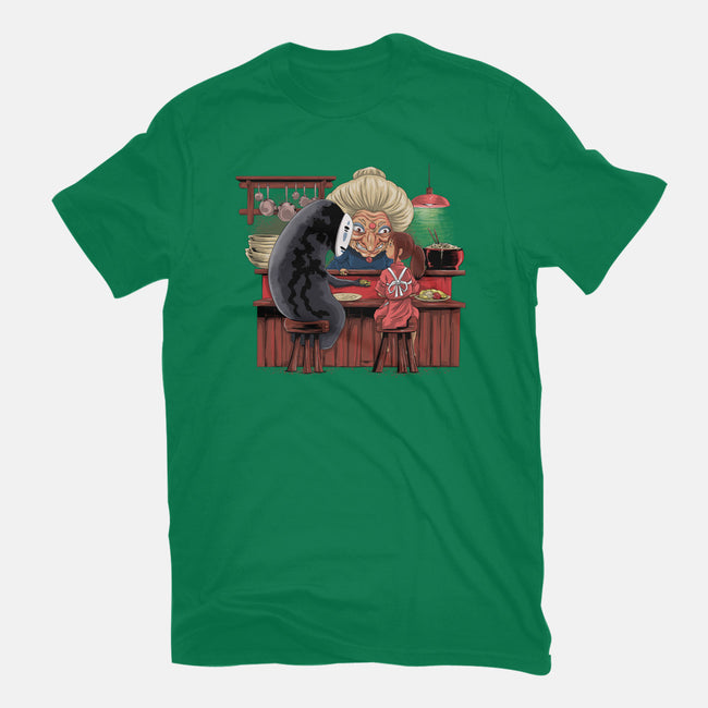 Spirited Runaway-womens fitted tee-zascanauta