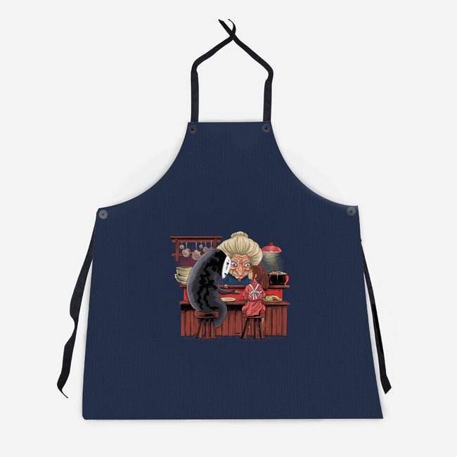 Spirited Runaway-unisex kitchen apron-zascanauta