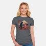 Spirited Runaway-womens fitted tee-zascanauta