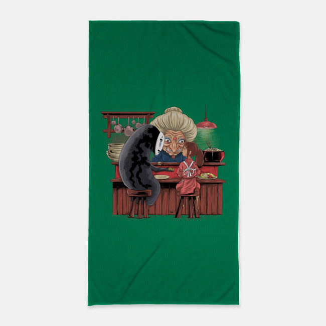 Spirited Runaway-none beach towel-zascanauta