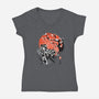 Brother Ink-womens v-neck tee-IKILO