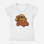 Hate People-womens v-neck tee-retrodivision