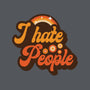 Hate People-none stretched canvas-retrodivision