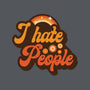 Hate People-none zippered laptop sleeve-retrodivision