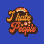 Hate People-none fleece blanket-retrodivision