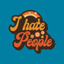 Hate People-none fleece blanket-retrodivision