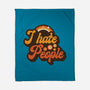 Hate People-none fleece blanket-retrodivision