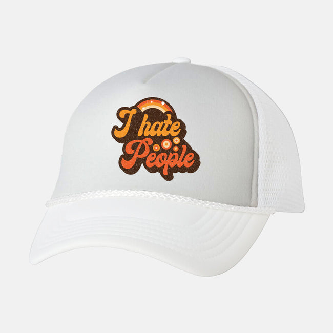 Hate People-unisex trucker hat-retrodivision