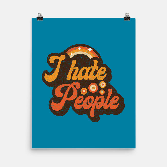 Hate People-none matte poster-retrodivision
