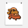 Hate People-none matte poster-retrodivision