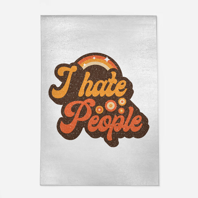 Hate People-none indoor rug-retrodivision