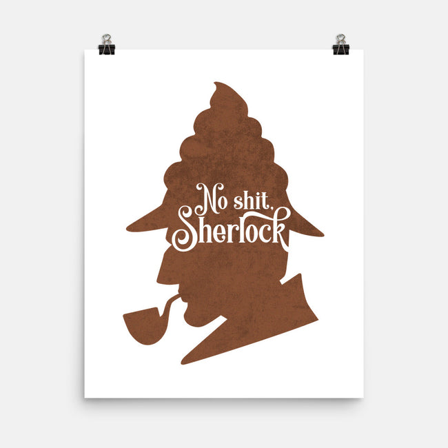 No Sherlock-none matte poster-hbdesign