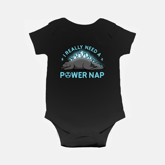 Power Nap-baby basic onesie-LooneyCartoony