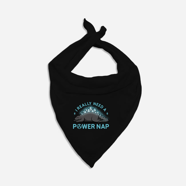 Power Nap-dog bandana pet collar-LooneyCartoony