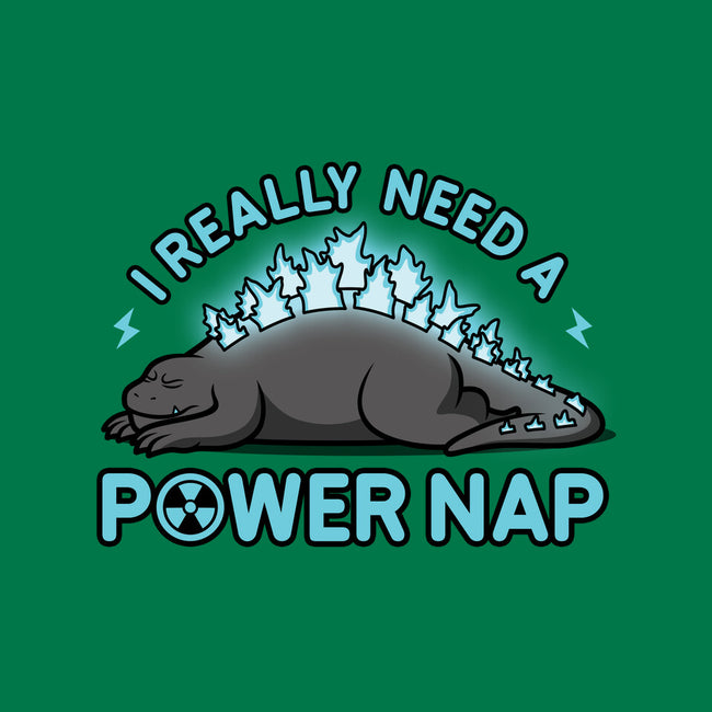 Power Nap-none polyester shower curtain-LooneyCartoony
