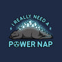 Power Nap-womens fitted tee-LooneyCartoony