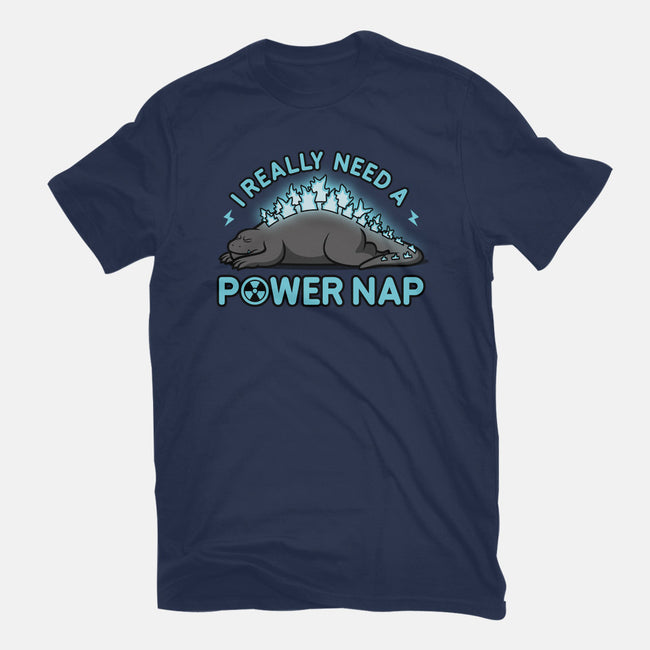 Power Nap-womens basic tee-LooneyCartoony
