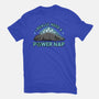 Power Nap-womens fitted tee-LooneyCartoony