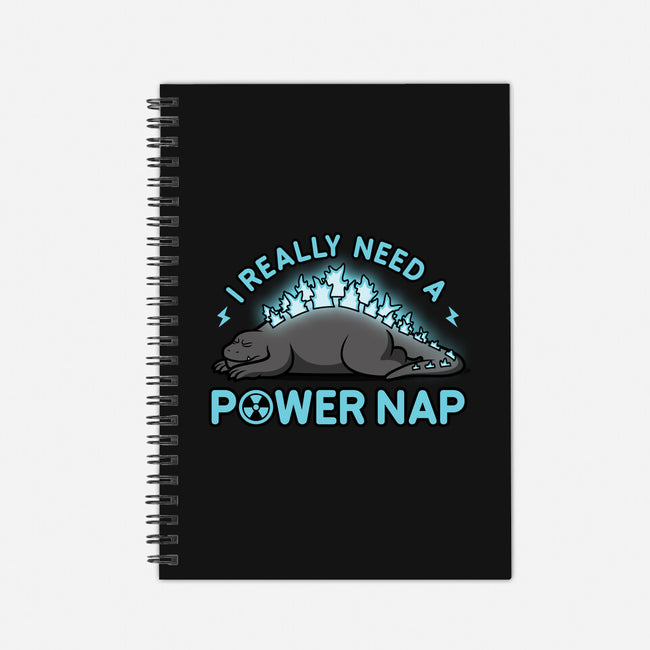 Power Nap-none dot grid notebook-LooneyCartoony
