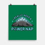 Power Nap-none matte poster-LooneyCartoony